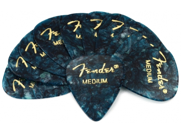 Ver mais informações do  Fender 351 Shape Premium Celluloid Picks - Medium Ocean Turquoise 12-pack