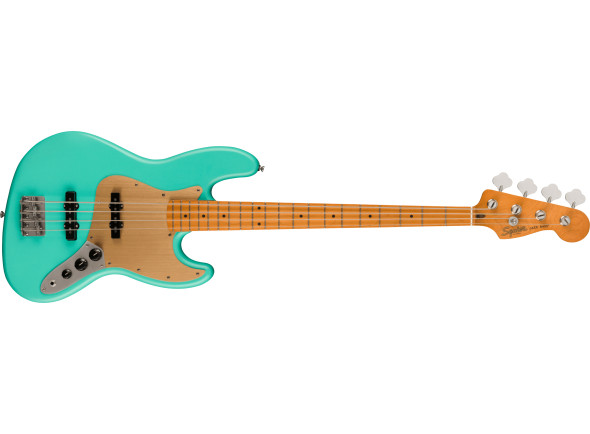 Ver mais informações do  Fender SQ 40th Anni. Jazz Bass Vintage Edition Maple Fingerboard Gold Anodized Pickguard Satin Sea Foam Green
