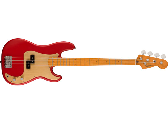 Ver mais informações do  Fender SQ 40th Anni. Precision Bass Vintage Edition Maple Fingerboard Gold Anodized Pickguard Satin Dakota Red