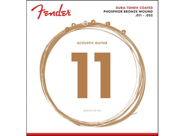 Fender 860CL PhBronze DuraTone Coated .011-.052 Fender 860CL PhBronze DuraTone Coated .011-.052