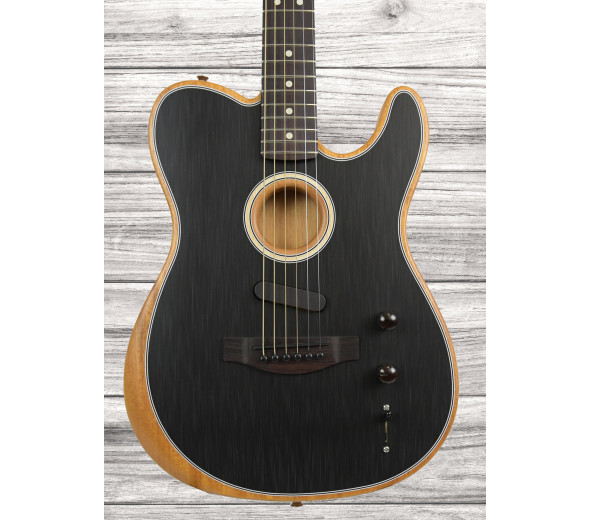 Fender  Acoustasonic Player Tele BB  - Guitarra acústica / elétrica híbrida, Linha fina, Fabricado nos EUA, 2021, Tampo sólido em abeto Sitka, Parte traseira / laterais de Mogno em camadas, 
