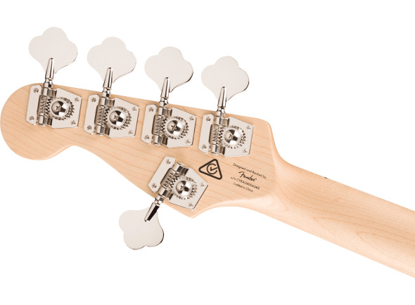 Fender  Affinity Series Active Jazz Bass V Maple Fingerboard Black Pickguard Black Metallic
