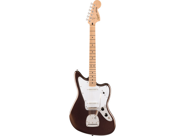 Fender  Affinity Series Jaguar Maple Fingerboard White Pickguard Mystic Metallic Brown