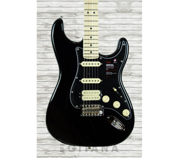 Ver mais informações do  Fender American Perf Stratocaster HSS MN Black 