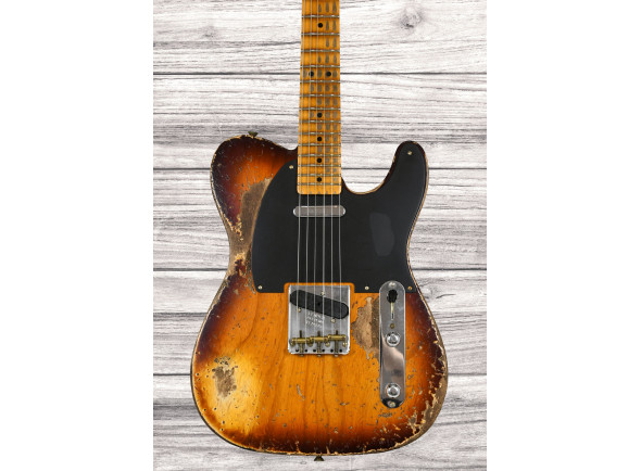 Fender Custom Shop 1952 Telecaster Super Heavy Relic 1-Piece Quartersawn MN Aged 2-Color Sunburst