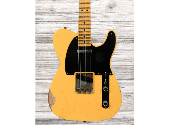 Fender Custom Shop 54 Telecaster Double Esquire Relic Aged Nocaster Blonde