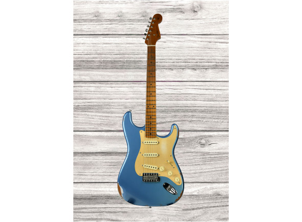 Fender  Custom Shop 56 Stratocaster Relic Aged Lake Placid Blue - Fender Custom Shop, Corpo: Alder, Braço: Roasted Maple 3A, Perfil do braço: 10/56 large V, Construção: Bolt-On, Escala: Roasted Maple 3A, 