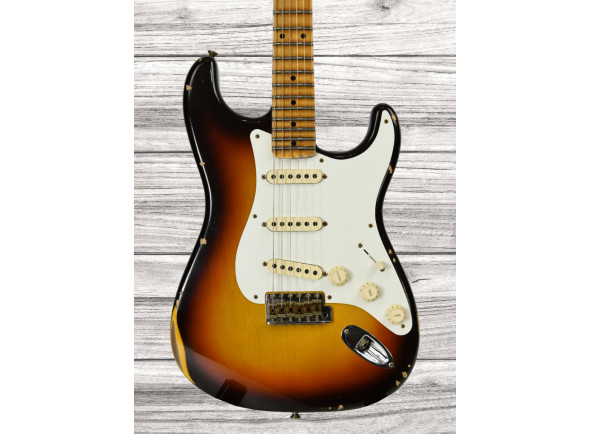 Ver mais informações do  Fender Custom Shop 58 Strat Relic Faded Aged 3-Color Sunburst