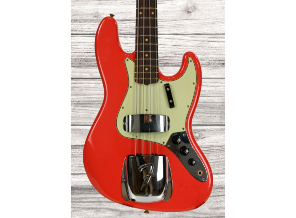 Fender Custom Shop 64 Jazz Bass Journeyman Aged Fiesta Red