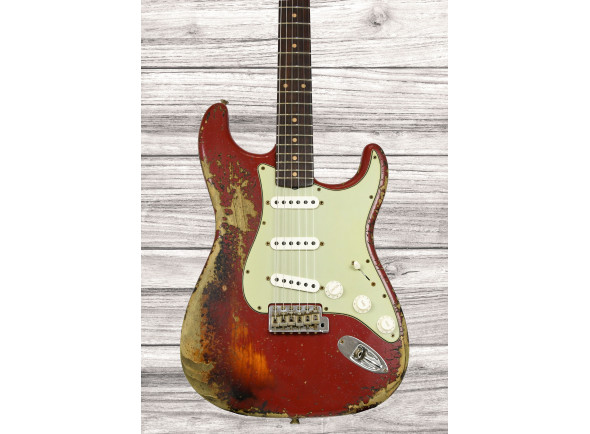 Fender Custom Shop Limited Edition 61 Stratocaster Super Heavy Relic 3TSB Dakota Red