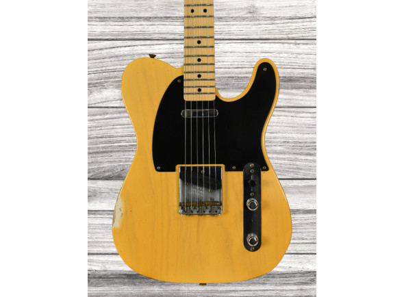 Ver mais informações do  Fender Custom Shop Masterbuilt David Brown 52 Tele Relic Aged Nocaster Blonde 