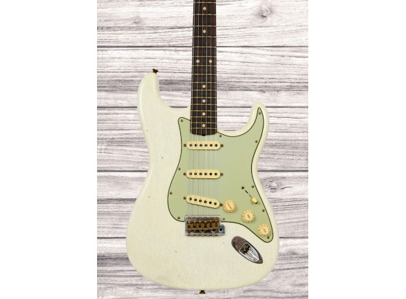 Fender Custom Shop Stratocaster Journeyman Relic Aged Olympic White