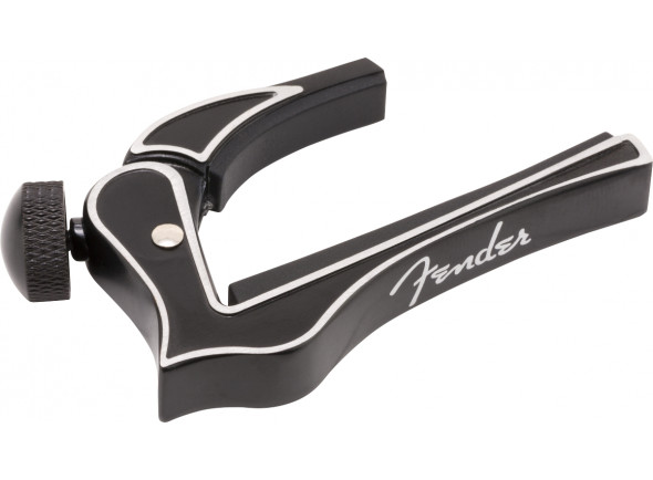 Fender  Dragon Capo  - Um parafuso de fixação permite a medição precisa da pressão no pescoço e nas cordas, Portanto, é possível usá-lo com todos os trastes sem desafinação e ruído adicional, Cor: Preto, 