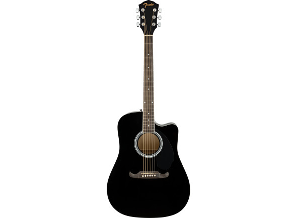 Fender  FA-125CE Dreadnought Walnut Fingerboard Black