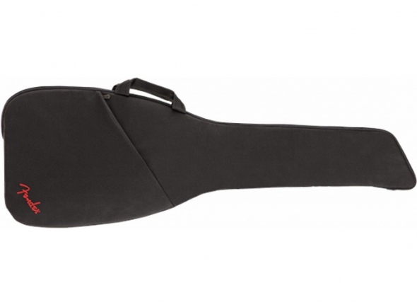 Fender FB405 Gig Bag E-Bass Black  - Saco De Gig Para Baixo Elétrico, Material: poliéster 400 denier, Acolchoado com forro de veludo de 5 mm, Alça confortável de duas peças, Alças de mochila ergonômicas, Bolso frontal, 