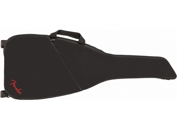 Fender FE405 Gig Bag E-Guitar Black  - Material: poliéster 400 denier, Acolchoado com forro de veludo de 5 mm, Alça confortável de duas peças, Alças de mochila ergonômicas, Bolso frontal, Cor: preto, 