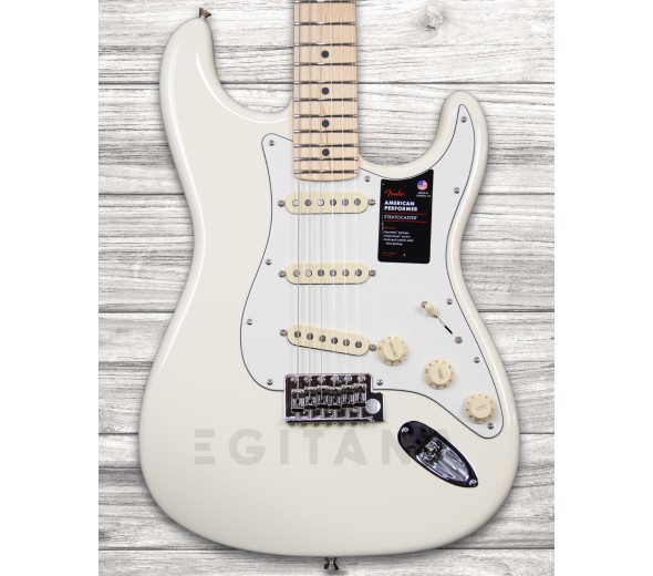 Fender FSR American Perf Stratocaster Olympic White  - Corpo em Alder (amieiro), Braço em maple, Escala em Rosewood, Perfil do braço: Modern 