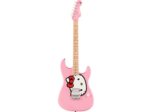 Fender  Limited Edition Hello Kitty Stratocaster with Gig Bag Maple Fingerboard Pink