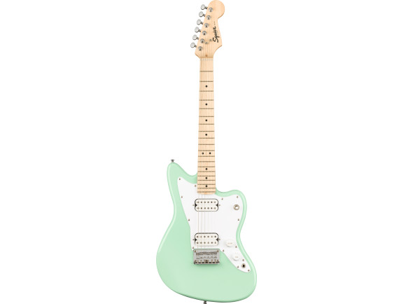 Fender Mini Jazzmaster HH Maple Fingerboard White Pickguard Surf Green