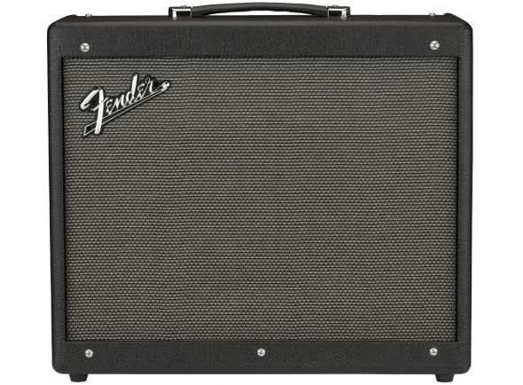 Fender Mustang GTX100  - Série Mustang, Potência: 100 W, 1 Canal, Altifalante: 1x 12 Celestion G12FSD-100, Botões:  Gain, Volume, Treble, Middle, Bass, Reverb, Master, Switch: On / Off, 