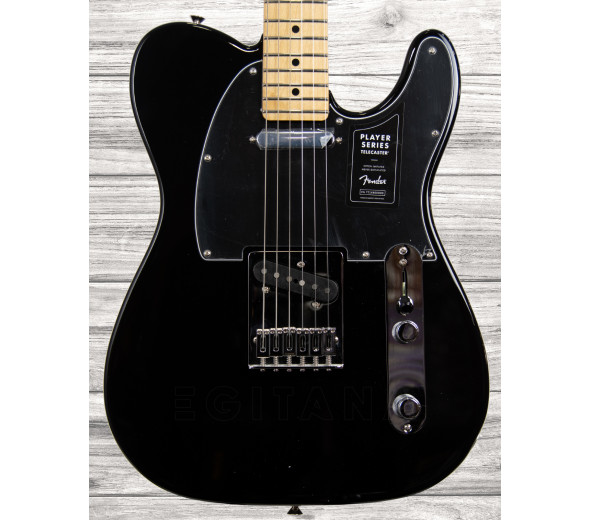 Fender Player Series Tele MN BLK  - Corpo em Alder, Braço em Maple, Escala em Maple, Perfil do braço: Modern 