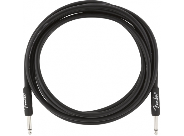 Fender Professional Cable Black Jack 3m Fender Professional Cable Black Jack 3m