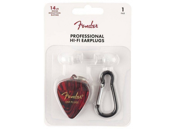 Fender Professional Hi-Fi Ear Plugs  - Projetados especificamente para músicos,, esses tampões proporcionam aproximadamente 20dB de redução de som nas frequências,, quando usados corretamente para proteger seu sentido musical mais valio...