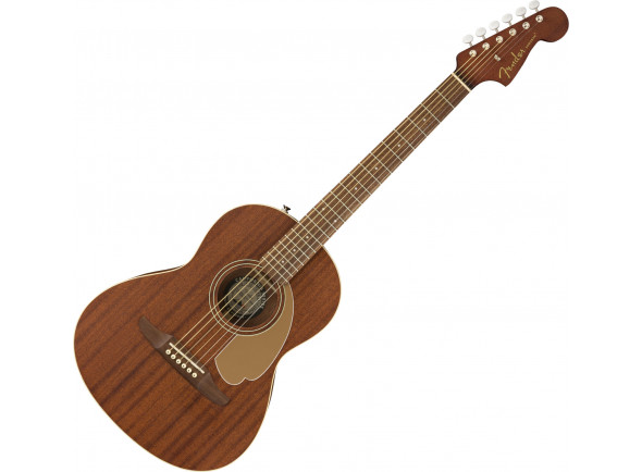 Fender Sonoran Mini All Mahogany - TipoClássico, Tamanho3/4, Cutaway Não, Cor Castanho, Mogno, Inferior e laterais Mogno, 