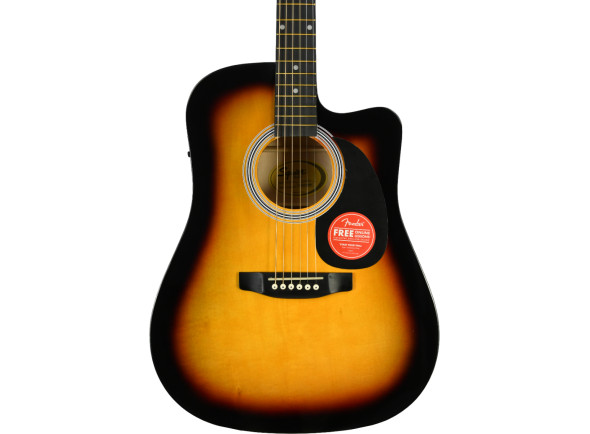 Ver mais informações do  Fender Squier SA-105CE Sunburst 