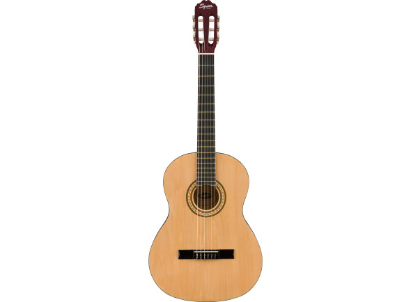 Fender Squier SA-150N Guitarra Clássica para Iniciantes - Cor natural, Material do tampo Tipo Maple Wood, Basswood, Mahogany Wood, Material do corpo Basswood, Material do dorso Tipo Basswood, Material do braço Tipo Mogno, Material da escala Tipo Basswood, 