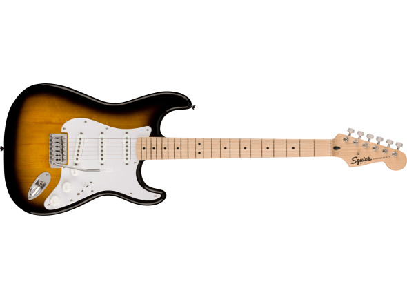 Ver mais informações do  <b>Fender  Squier Sonic</b> Maple Fingerboard White Pickguard 2-Color Sunburst