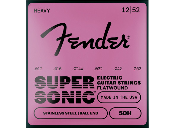 Fender SuperSonic 50H Flatwound Stainless Steel Ball End .012-.052