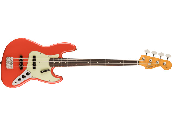 Fender Vintera II '60s Jazz Bass RW FRD - Alder Body, 7.25 Radius Rosewood Fingerboard with Vintage Tall Frets, Early '60s C-Shape Neck, Vintage-Style Mid-'60s Pickups, Vintage-Style Reverse Open-Gear Tuning Machines, 4-Saddle Vintage-Styl...