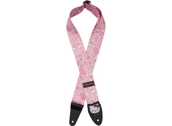  Fender  x Hello Kitty Polyester Strap Pink 