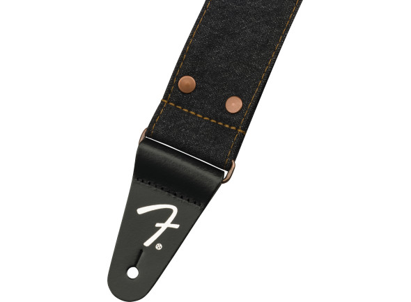 Fender  x Wrangler Riveted Denim Strap Black