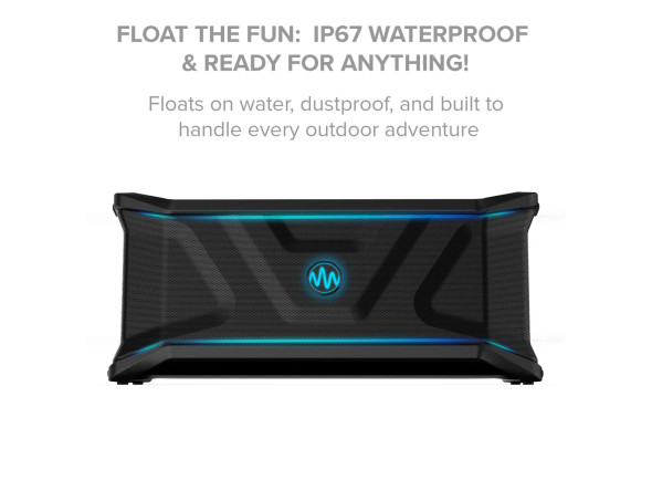 GEMINI Coluna Bluetooth V5.4 TWS Flutuante 300W IP67
