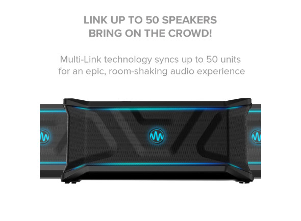 GEMINI Coluna Bluetooth V5.4 TWS Flutuante 300W IP67