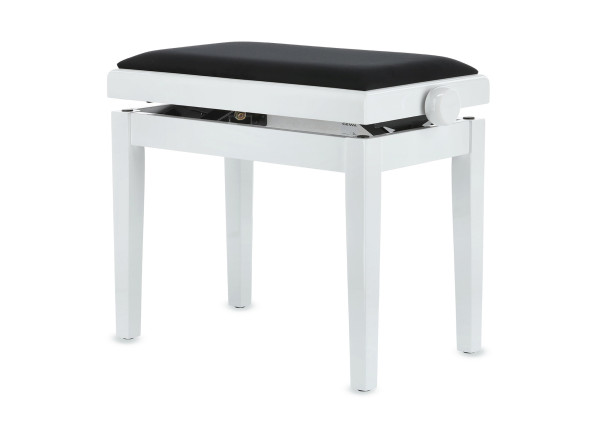 GEWA 130030 Banco Premium para Piano Branco Brilhante