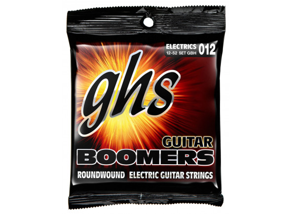 GHS  Boomers Roundwound Heavy, .012 - .052  - Número de Strings 6, Dureza Pesado, Medidor 012 / 052, Material Aço Niquelado, Final de Bola, 