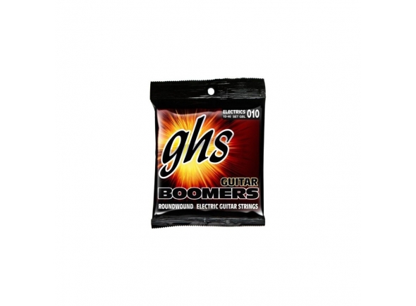 GHS Gbl-Boomers 010-046  - Calibres: 0,010, 0,013, 0,017, 0,026, 0,036, 0,046, Níquel roundwound, Núcleo redondo, Som brilhante de longa duração, 