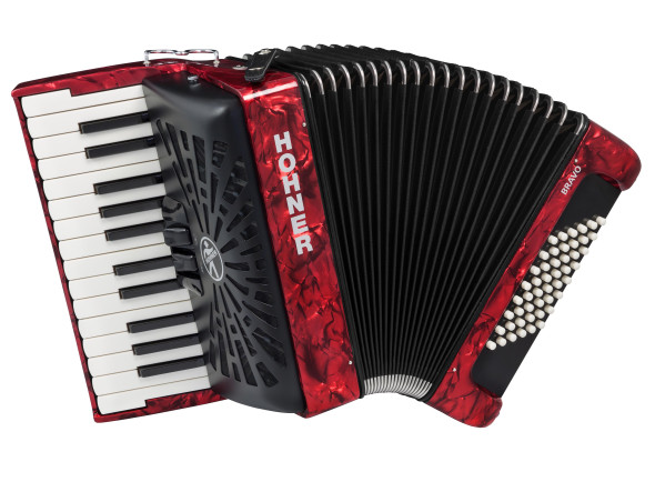 Hohner  Bravo II 48 Red silent key