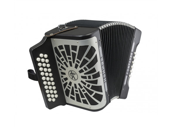 Hohner  Concertina Compadre (Lá-Ré-Sol) Preto