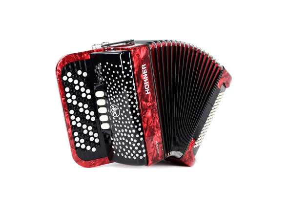 Hohner  Nova III 96 Red C-stepped