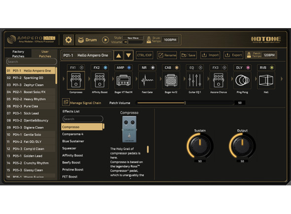 HoTone  MP-80 Ampero One