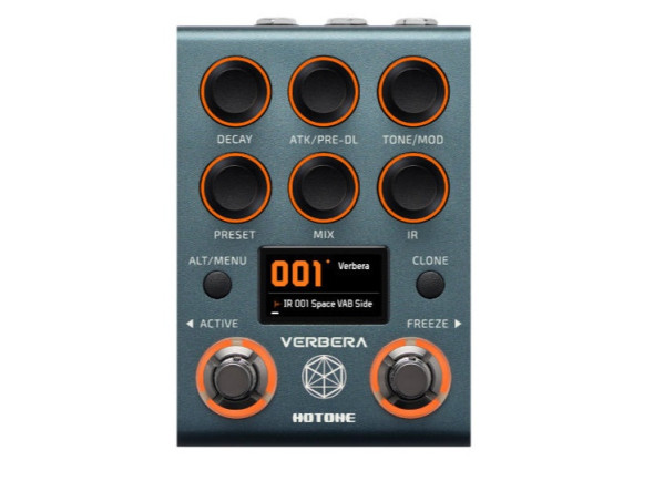 Efeitos reverb e hall HoTone