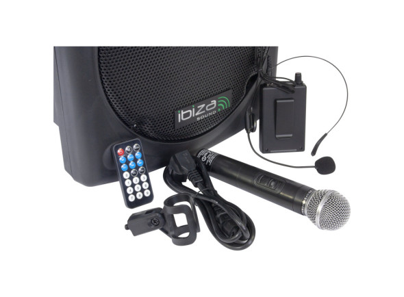 Ibiza PORT12VHF-BT Sistema Portátil a Bateria até 5h 700W