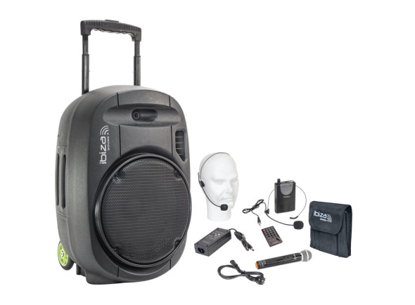 Sistemas portátil com Bateria Ibiza PORT12VHF-MKII
