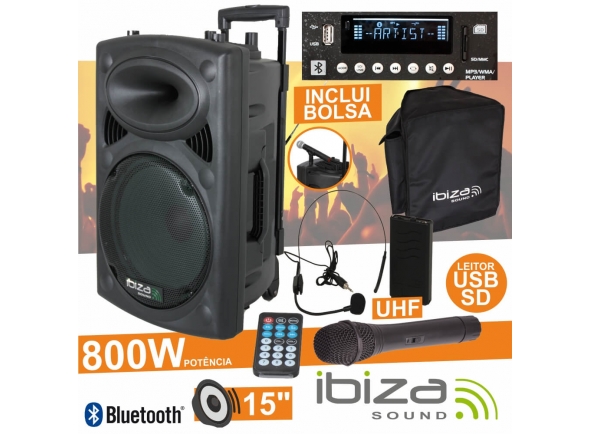 Ibiza PORT15UHF-BT Ibiza PORT15UHF-BT