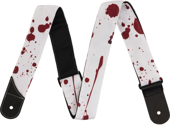 Jackson  Splatter Strap White and Red, 2