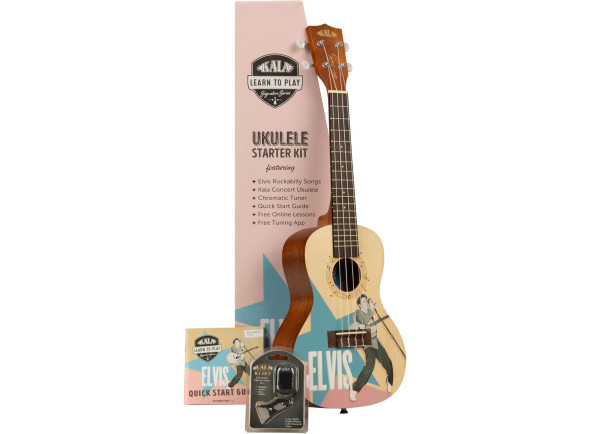 Ukulele Concerto Kala LTP-C-ERB Elvis Starter Kit